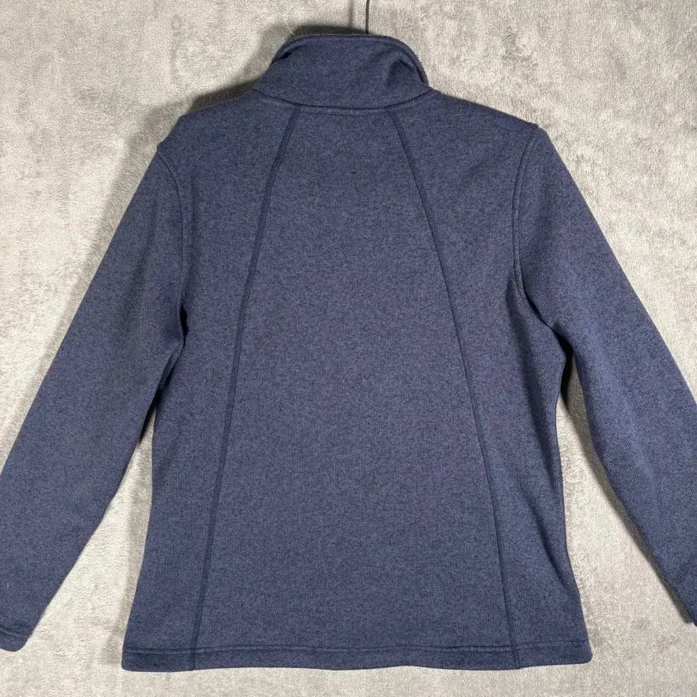 The North Face Womens XL Fleece Jacket‎ Navy Blue Full Zip Sherpa Lined Outdoor
